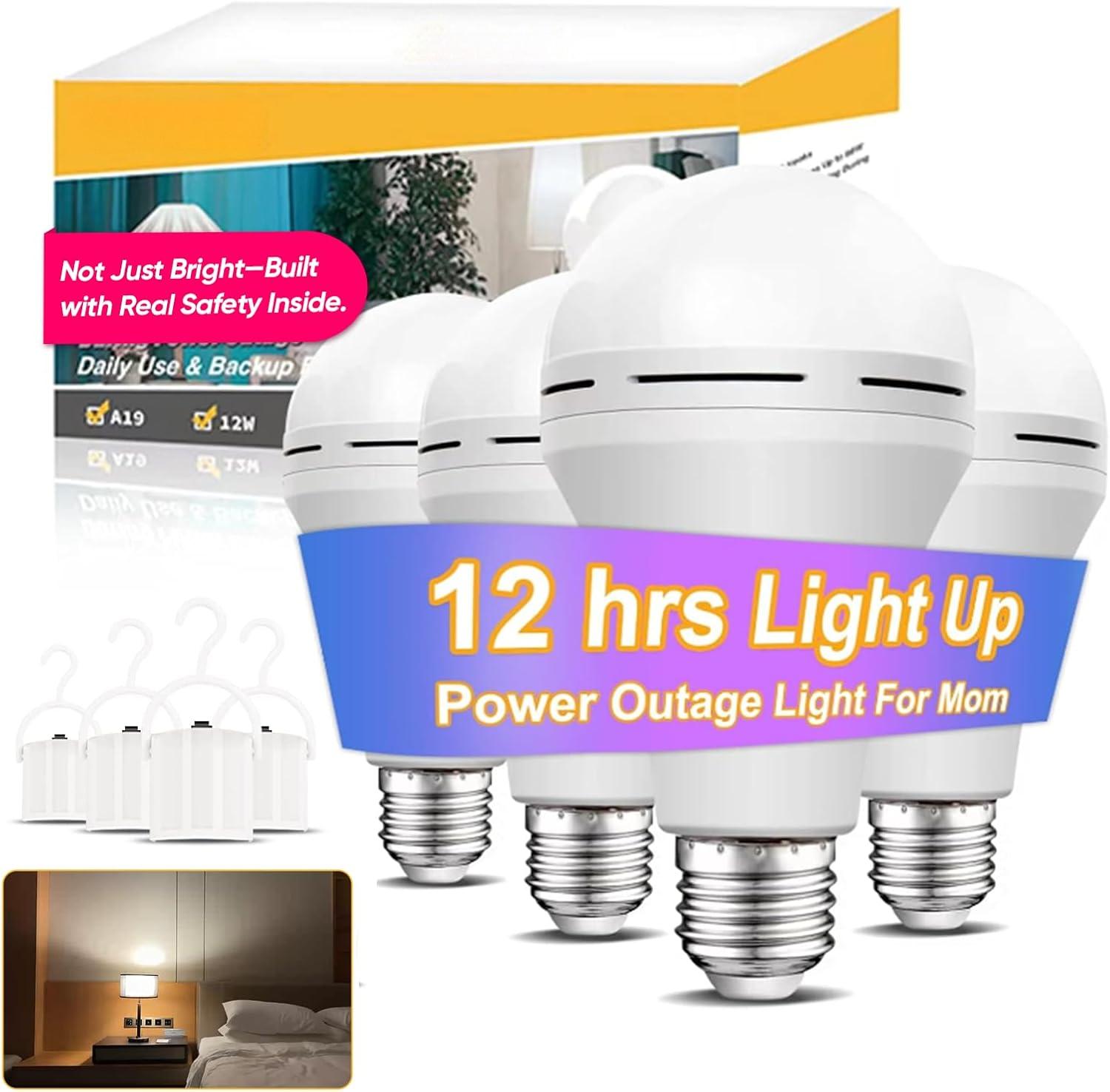 Power Outage Light - Аварийная перезаряжаемая лампочка, светит при отключении