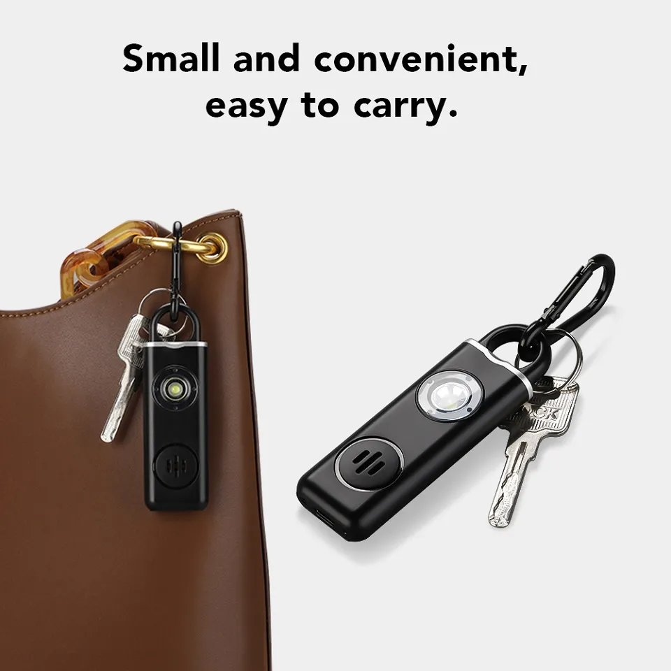 130 дБ сигнализация самооборон – обзор и цена Personal Alarm Keychain